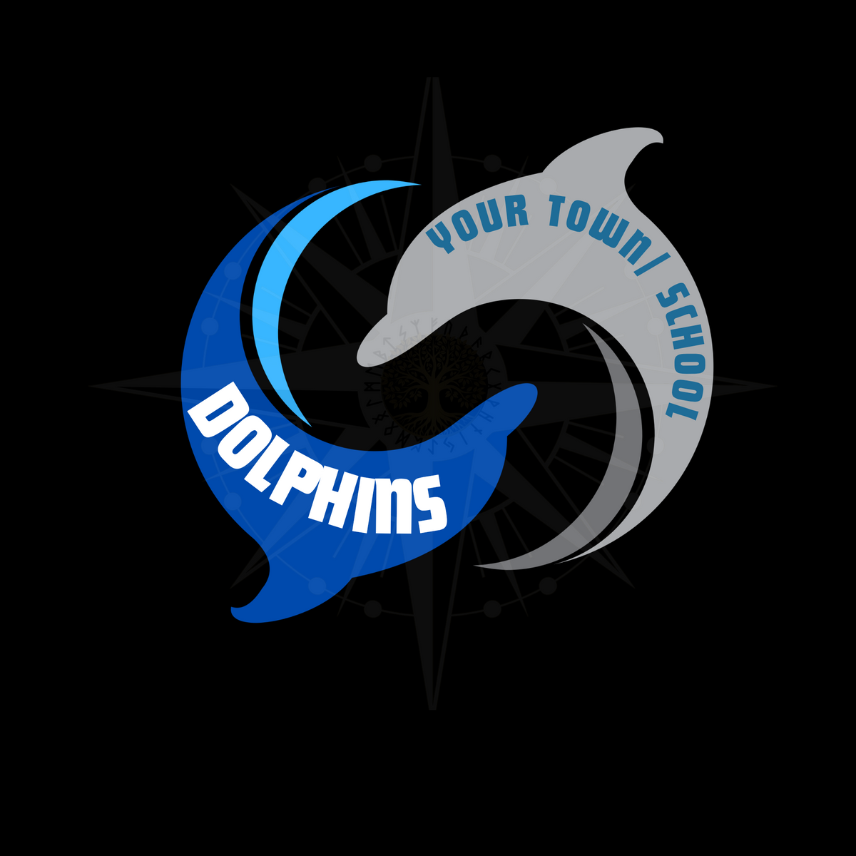 Dolphin Car Decal