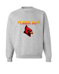 My heart beats Cardinal Red Crewneck