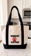 Bobcat Nation Canvas Tote Bag