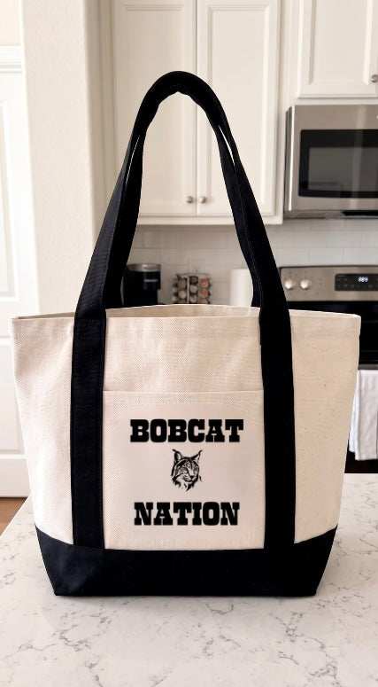 Bobcat Nation Canvas Tote Bag