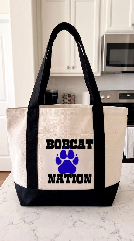Bobcat Nation Canvas Tote Bag