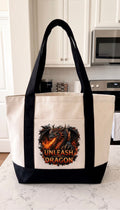 Dragon Canvas Tote Bag