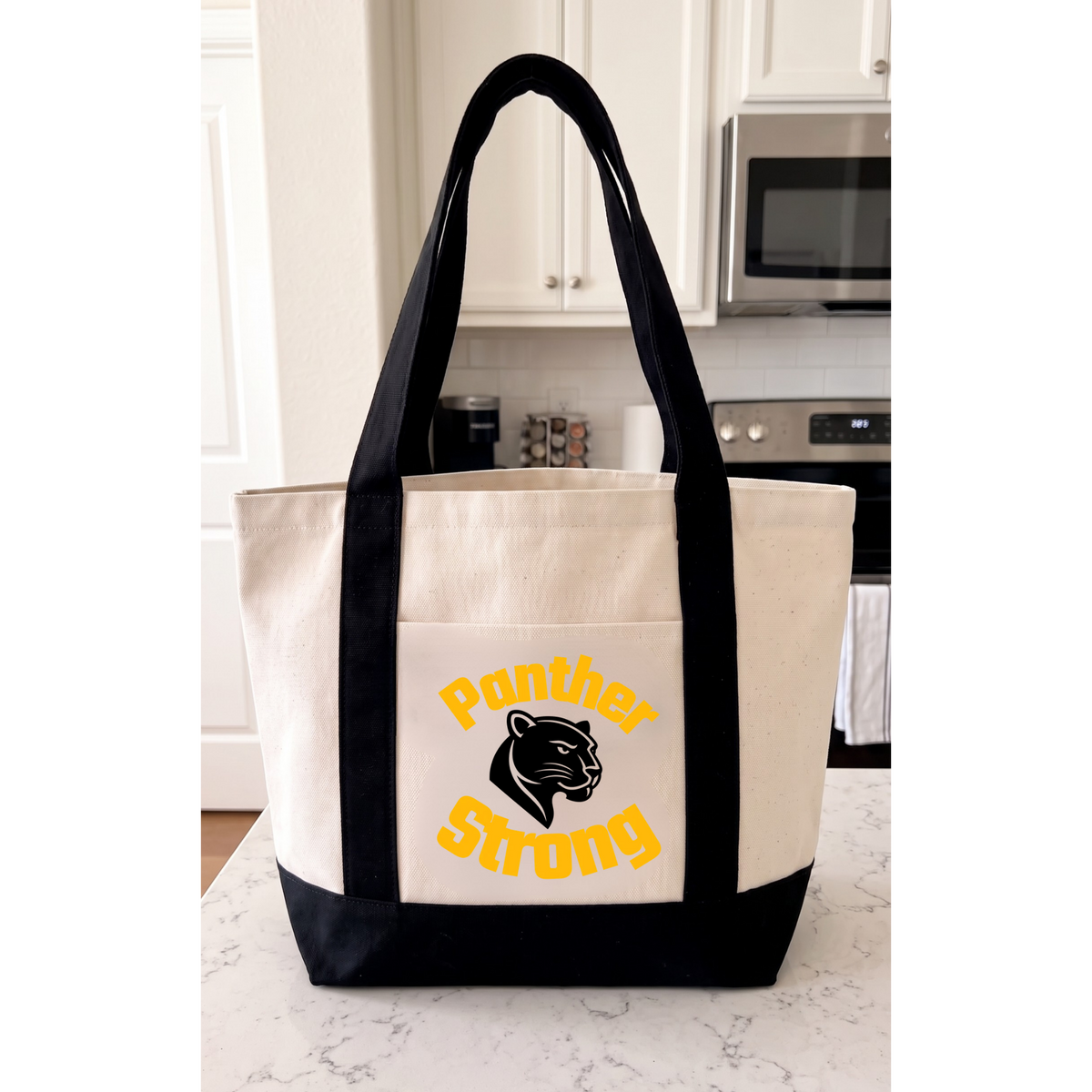 Panther Canvas Tote Bag