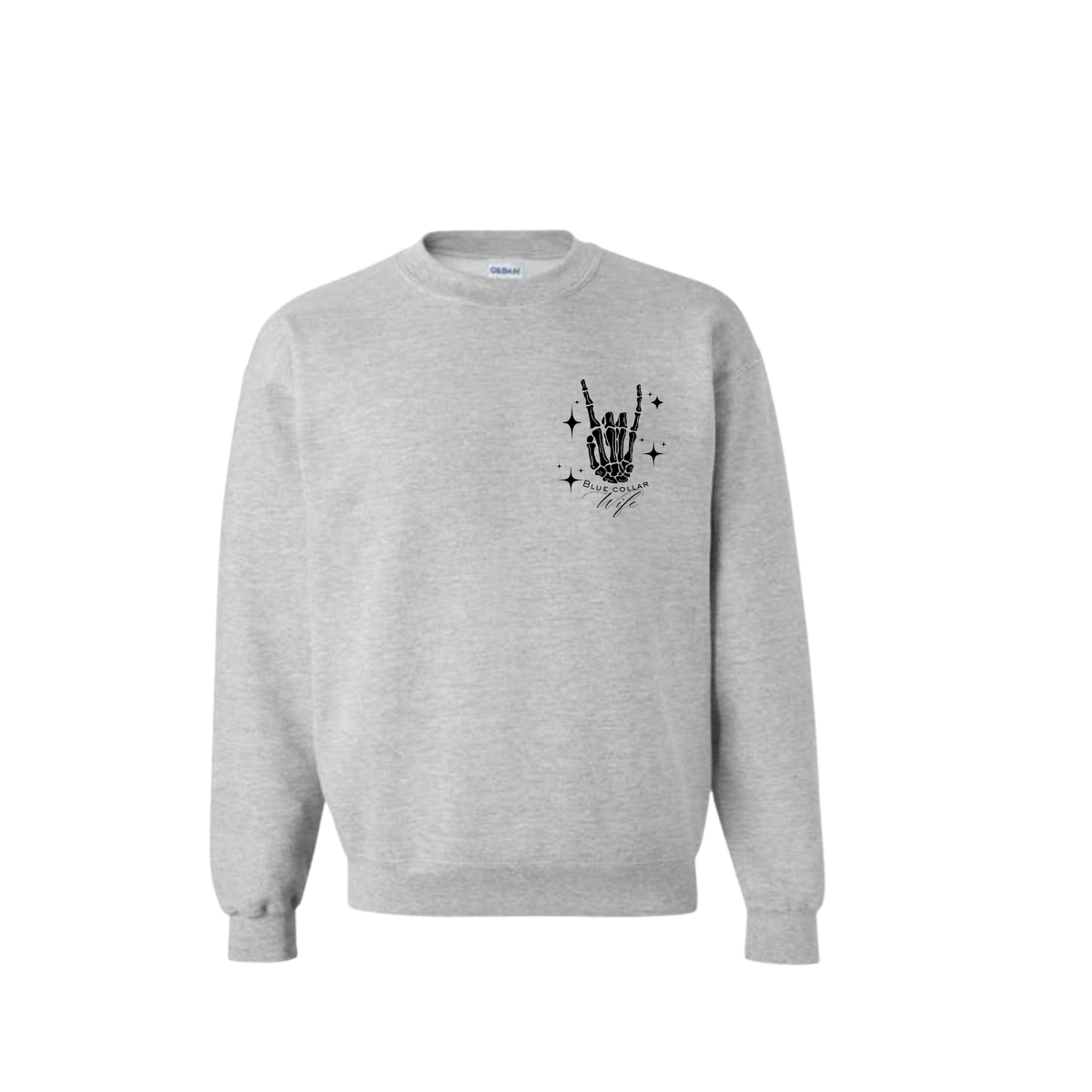 Blue Collar wife, holding it down crewneck