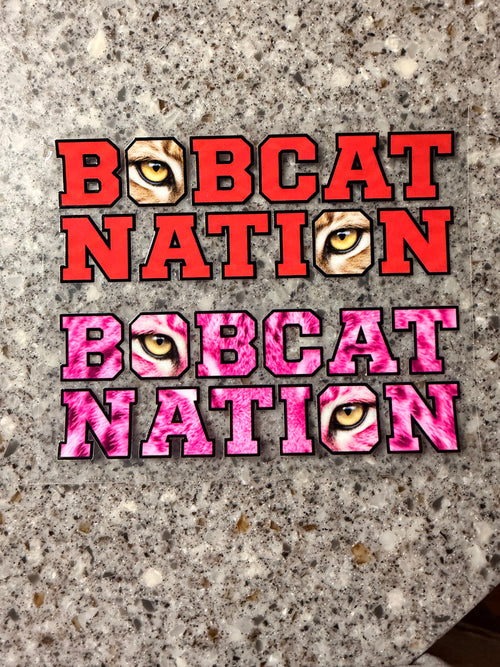 Bobcat Nation Car Decal