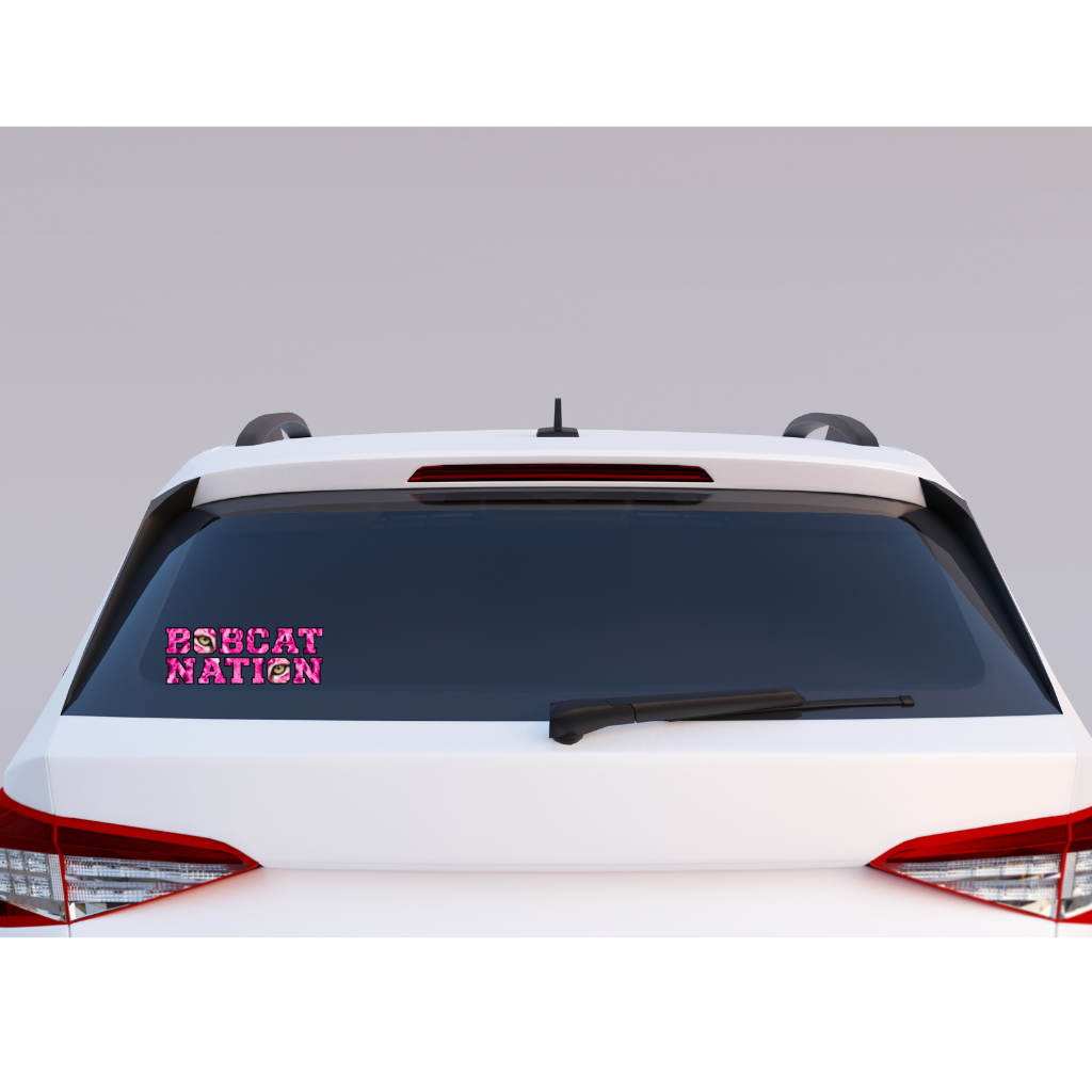 Bobcat Nation Car Decal
