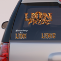 Lion Car Decal